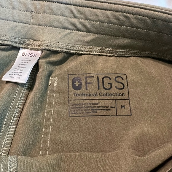 Figs Heather Olive Pants M - Picture 4 of 4